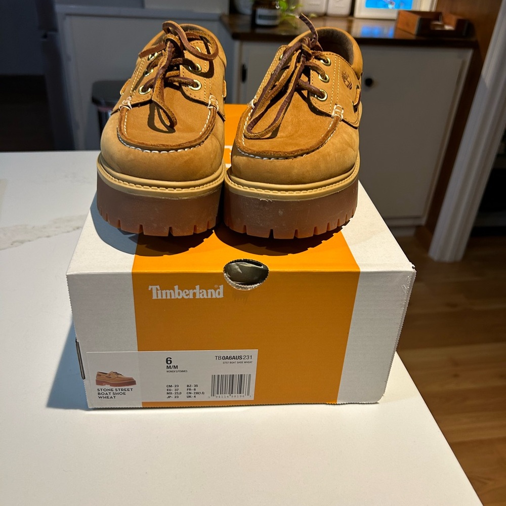 Timberland Timberland Women's Stone Street Boat Shoe - Wheat - W 6